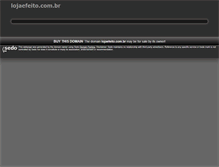 Tablet Screenshot of lojaefeito.com.br